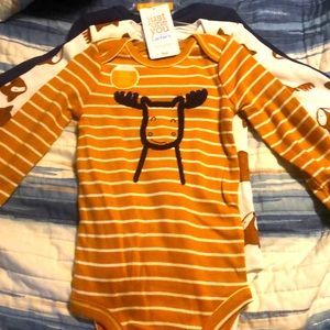 Baby button snap onesie